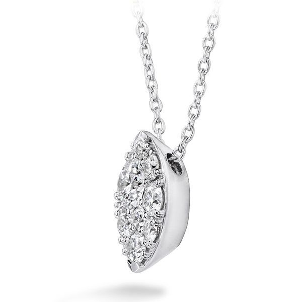 0.25 ctw. Tessa Diamond Navette Pendant in 18K White Gold Image 2 Galloway and Moseley, Inc. Sumter, SC