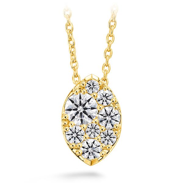 0.25 ctw. Tessa Diamond Navette Pendant in 18K Yellow Gold Galloway and Moseley, Inc. Sumter, SC