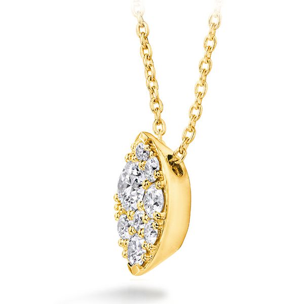 0.25 ctw. Tessa Diamond Navette Pendant in 18K Yellow Gold Image 2 Galloway and Moseley, Inc. Sumter, SC