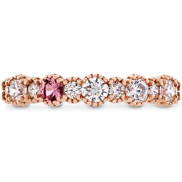 0.57 ctw. Behati Beaded Band with Sapphires in 18K Rose Gold Romm Diamonds Brockton, MA