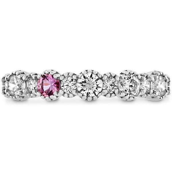 0.57 ctw. Behati Beaded Band with Sapphires in 18K White Gold Valentine's Fine Jewelry Dallas, PA