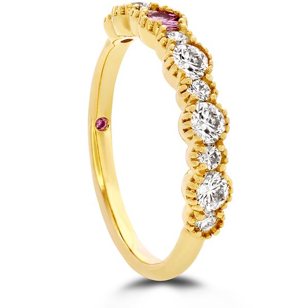 0.57 ctw. Behati Beaded Band with Sapphires in 18K Yellow Gold Image 2 Valentine's Fine Jewelry Dallas, PA