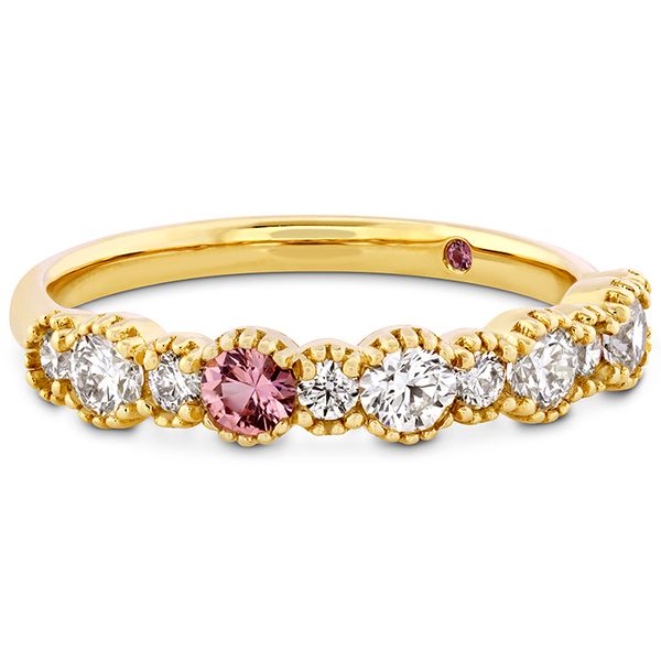 0.57 ctw. Behati Beaded Band with Sapphires in 18K Yellow Gold Image 3 Valentine's Fine Jewelry Dallas, PA