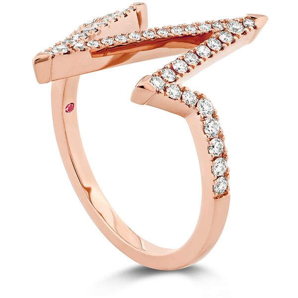 0.31 ctw. Love Code Heartbeat Diamond Band in 18K Rose Gold Image 2 Galloway and Moseley, Inc. Sumter, SC