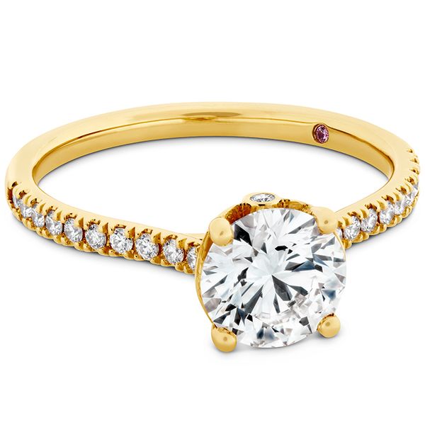 0.18 ctw. Sloane Silhouette Engagement Ring Diamond Band in 18K Yellow Gold Image 3 Romm Diamonds Brockton, MA