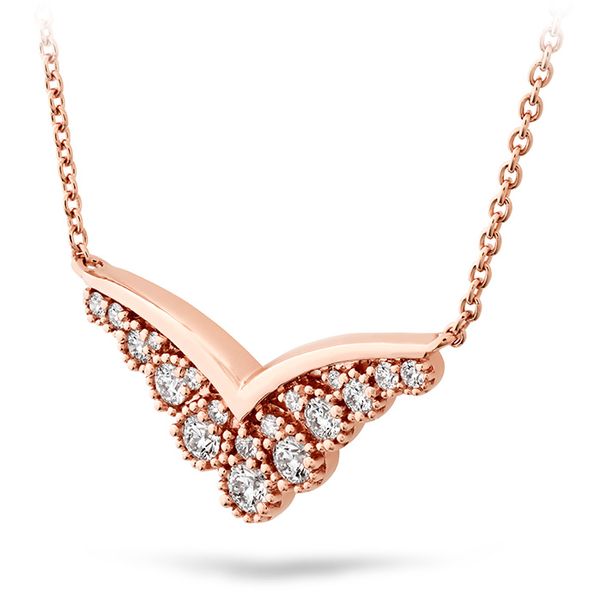 0.35 ctw. Behati Silhouette Power Pendant in 18K Rose Gold Image 2 Galloway and Moseley, Inc. Sumter, SC