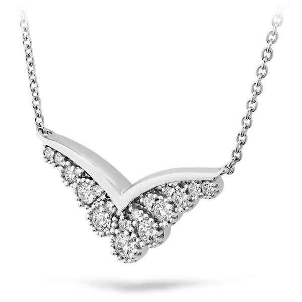 0.35 ctw. Behati Silhouette Power Pendant in 18K White Gold Image 2 Valentine's Fine Jewelry Dallas, PA