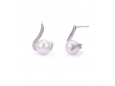 Sterling Silver Freshwater Pearl Earring Gaines Jewelry Flint, MI