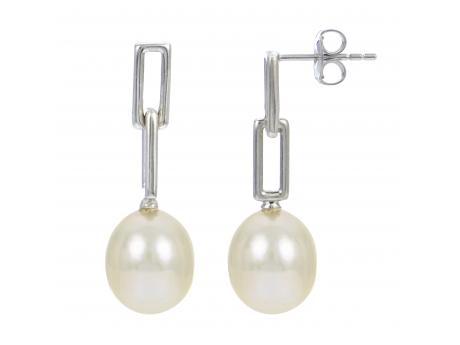 Sterling Silver Freshwater Pearl Earring Lewis Jewelers, Inc. Ansonia, CT