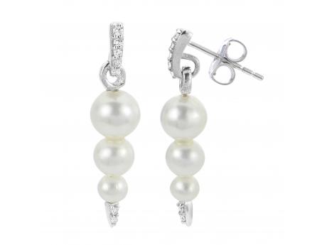 Sterling Silver Freshwater Pearl Earring Smith Jewelers Franklin, VA