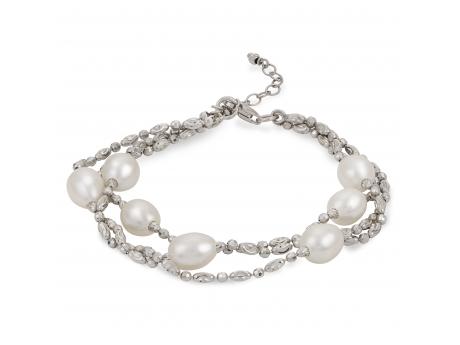 Sterling Silver Freshwater Pearl Bracelet Leslie E. Sandler Fine Jewelry and Gemstones rockville , MD