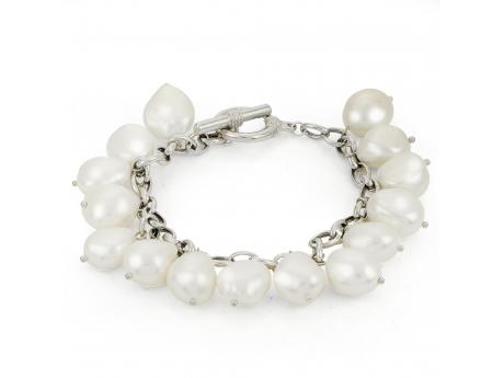 Sterling Silver Freshwater Pearl Bracelet Carroll / Ochs Jewelers Monroe, MI