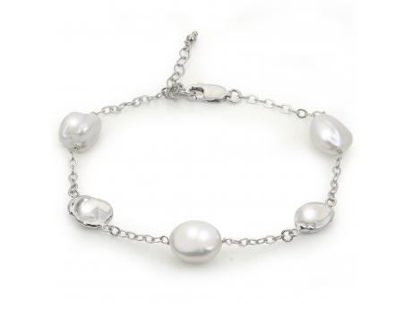 Sterling Silver Freshwater Pearl Bracelet Johnson Jewellers Lindsay, ON