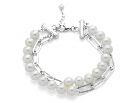 Sterling Silver Freshwater Pearl Bracelet Leslie E. Sandler Fine Jewelry and Gemstones rockville , MD