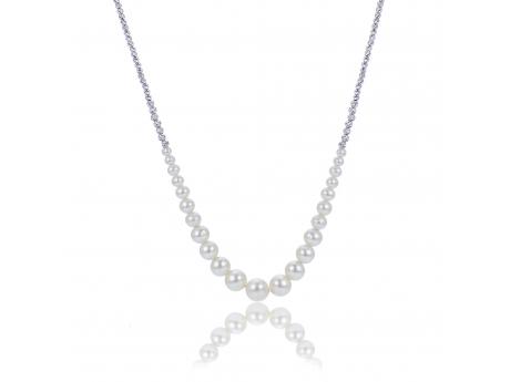 Freshwater Pearl Brilliance Bead Graduated Necklace Avitabile Fine Jewelers Hanover, MA