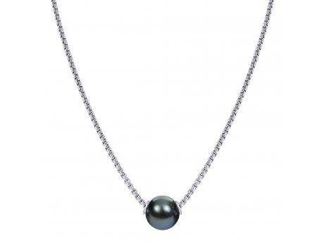 silver tahitian pearl necklace