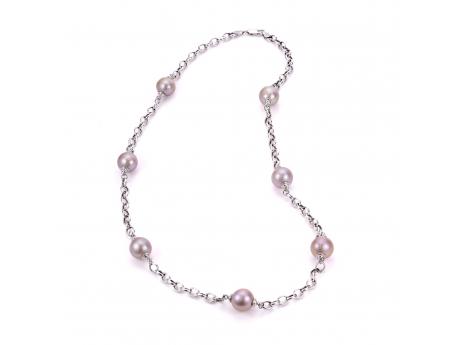 Sterling Silver Freshwater Pearl Necklace Gaines Jewelry Flint, MI
