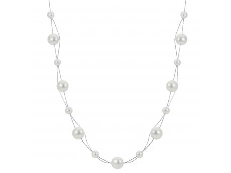 Sterling Silver Freshwater Necklace Diamonds Direct St. Petersburg, FL