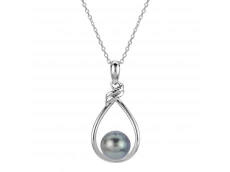 Sterling Silver Tahitian Pearl Pendant Beckman Jewelers Inc Ottawa, OH