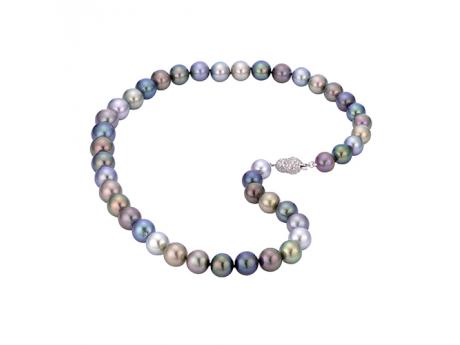 14KT White Gold Tahitian Pearl Necklace The Jewelry Source El Segundo, CA