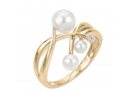 14KT Yellow Gold Freshwater Pearl Ring Johnson Jewellers Lindsay, ON
