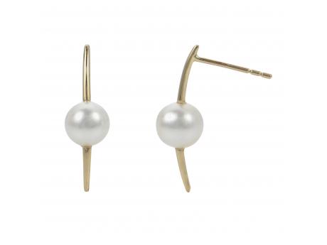 14KT Yellow Gold Freshwater Pearl Earring Engelbert's Jewelers, Inc. Rome, NY