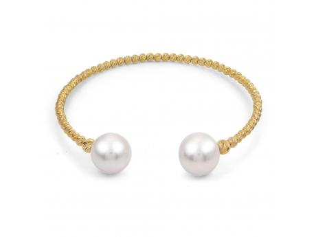 14KT Yellow Gold Freshwater Pearl Bracelet Coughlin Jewelers St. Clair, MI