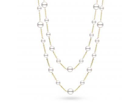 14KT Yellow Gold Freshwater Necklace Diamonds Direct St. Petersburg, FL