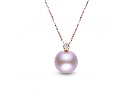 14KT Rose Gold Freshwater Pearl Pendant Wesche Jewelers Melbourne, FL