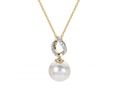 14KT Yellow Gold Akoya Pearl Pendant Carroll / Ochs Jewelers Monroe, MI