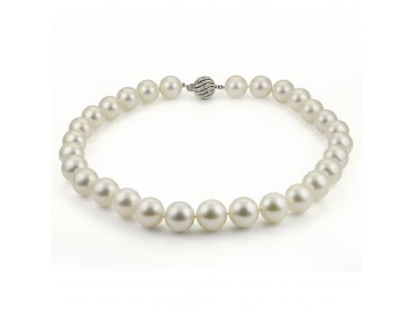 14KT White Gold White South Sea Pearl Necklace Carroll / Ochs Jewelers Monroe, MI