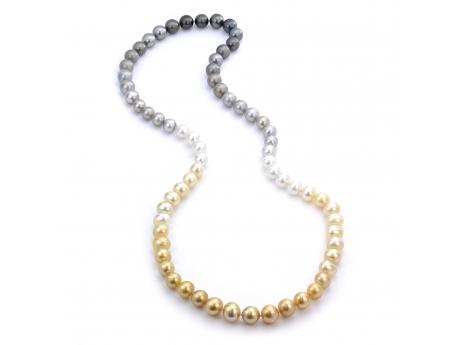 South Sea Pearl & Tahitian Pearl Necklace Graham Jewelers Wayzata, MN