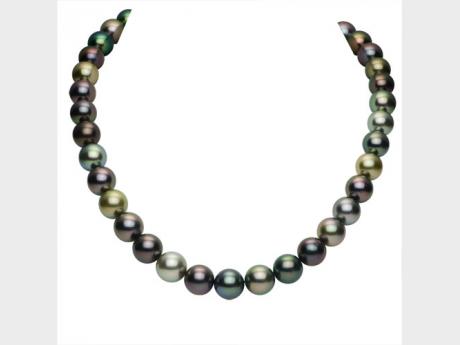 14KT White Gold Tahitian Pearl Necklace Johnson Jewellers Lindsay, ON