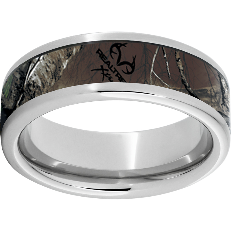 Serinium® Pipe Cut Band with Realtree® Xtra Inlay Confer's Jewelers Bellefonte, PA