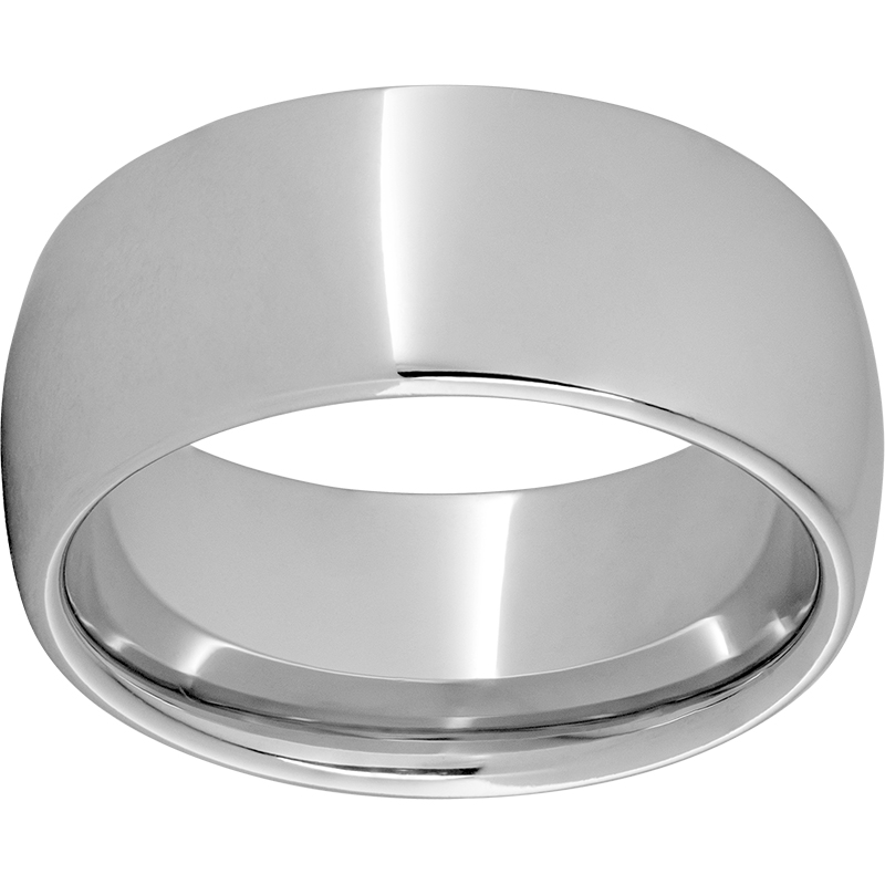 Serinium® 10mm Dome Band with Polished Finish Mitchell's Jewelry Norman, OK