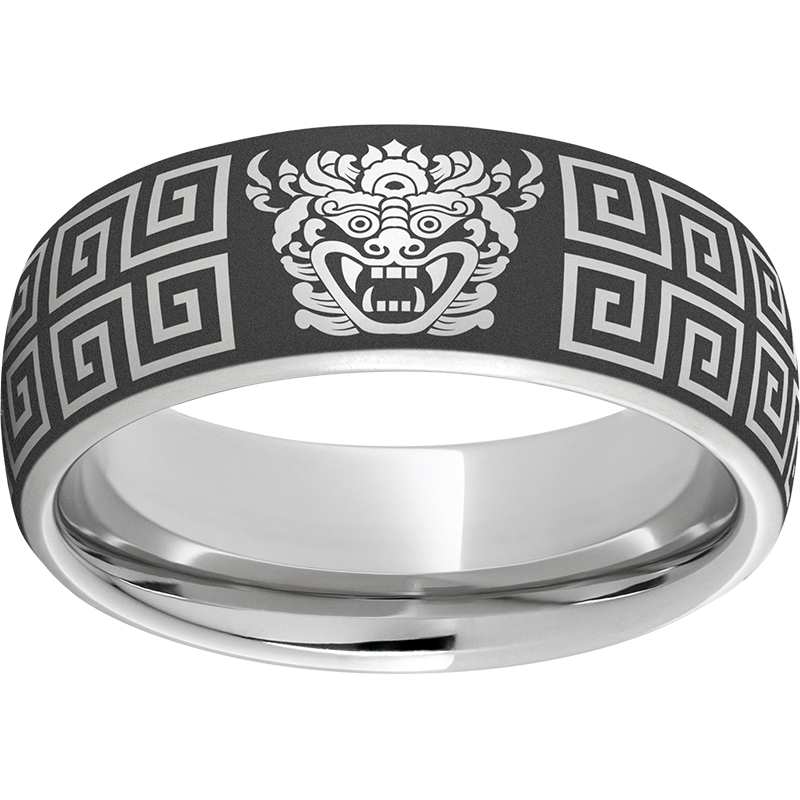 Barong—Serinium® Bali Engraved Ring Gaines Jewelry Flint, MI