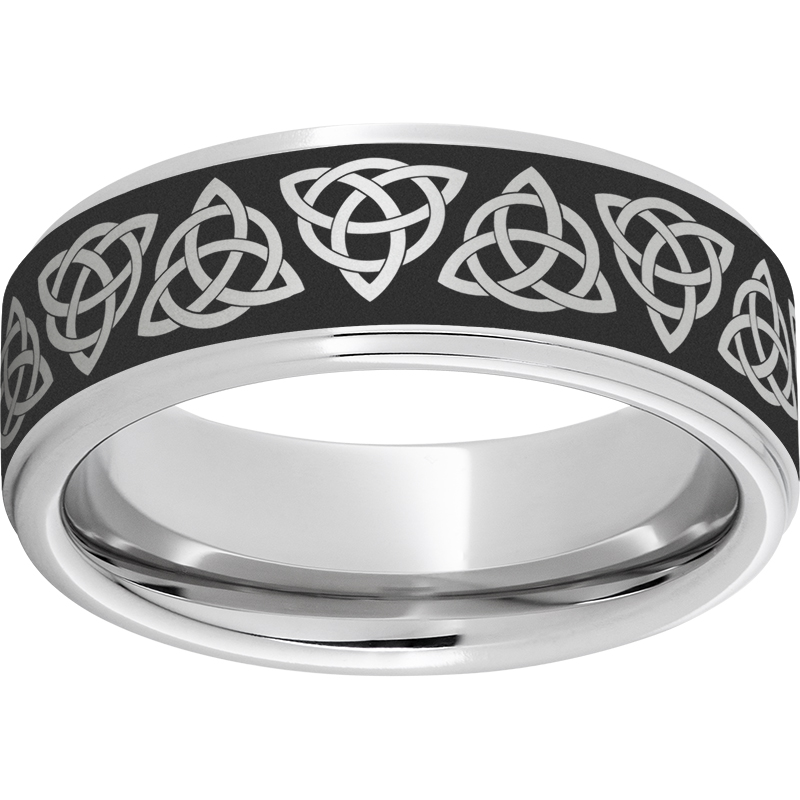 Trinity—Serinium® Engraved Ring Lennon's W.B. Wilcox Jewelers New Hartford, NY