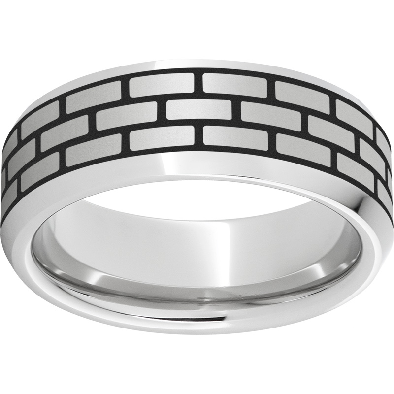 Brick—Serinium® Engraved Ring G.G. Gems, Inc. Scottsdale, AZ