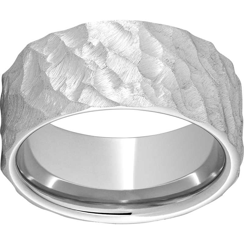 Serinium® 10mm Pipe Cut Band with Thor Finish John E. Koller Jewelry Designs Owasso, OK