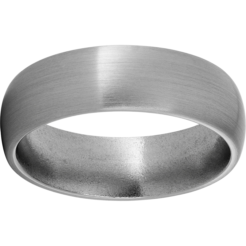 Titanium Domed Band with Satin Finish Ritzi Jewelers Brookville, IN