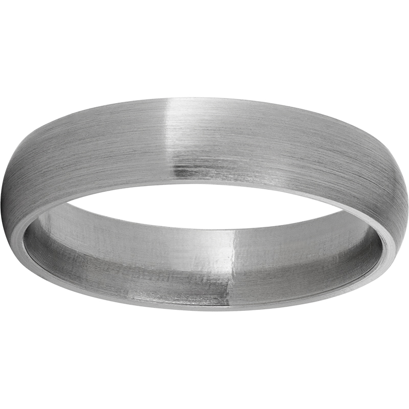 Titanium Domed Band with a Satin Finish Mitchell's Jewelry Norman, OK
