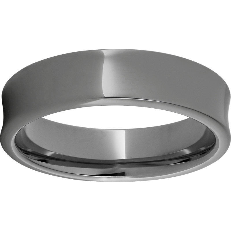 Rugged Tungsten™ 6mm Concave Polished Band Confer's Jewelers Bellefonte, PA