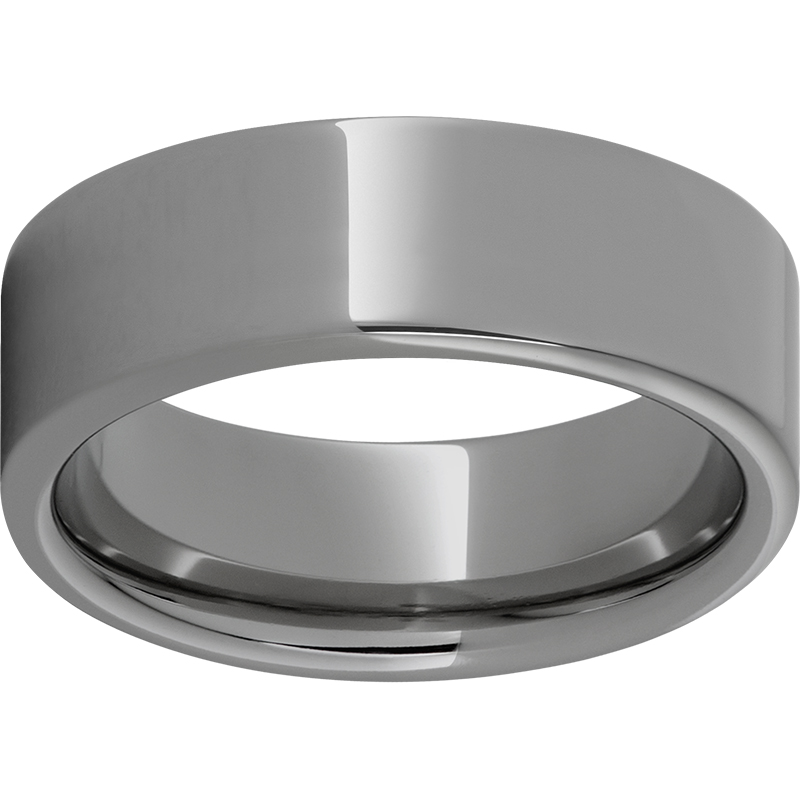 Rugged Tungsten™ 8mm Pipe Cut Polished Band Confer's Jewelers Bellefonte, PA