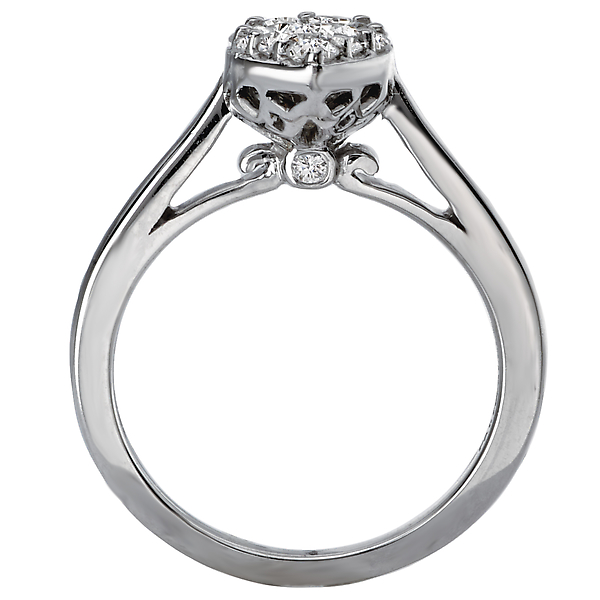 Radiance Halo Diamond Ring Image 2 J. Schrecker Jewelry Hopkinsville, KY
