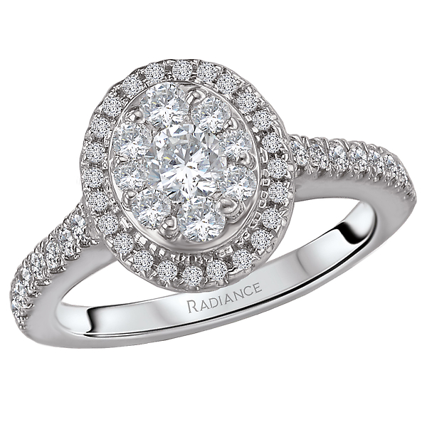 Halo Diamond Ring J. Schrecker Jewelry Hopkinsville, KY