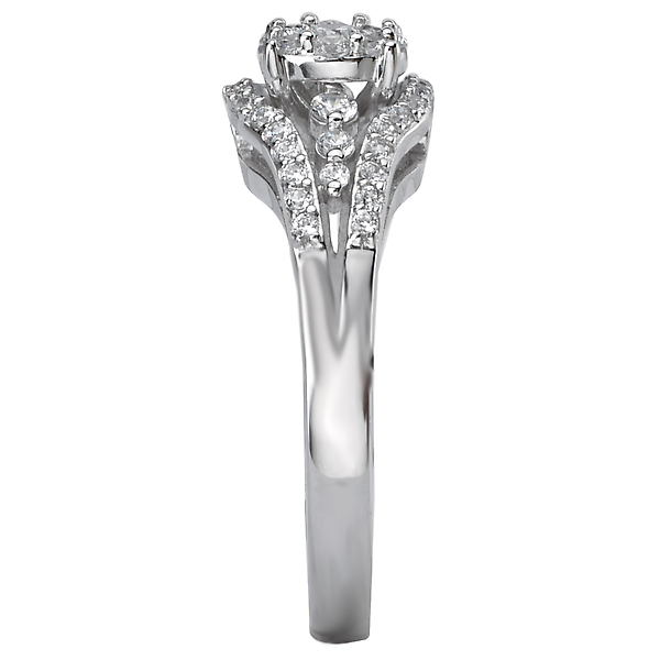 Radiance Split Shank Diamond Ring Image 3 J. Schrecker Jewelry Hopkinsville, KY