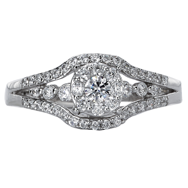 Radiance Split Shank Diamond Ring Image 4 J. Schrecker Jewelry Hopkinsville, KY
