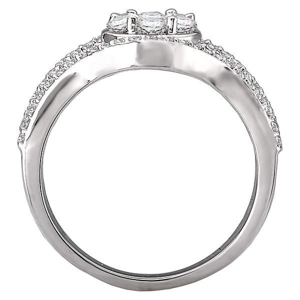 Diamond Cluster Fashion Ring Image 2 J. Schrecker Jewelry Hopkinsville, KY