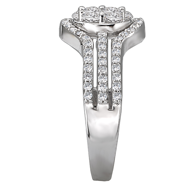 Diamond Cluster Fashion Ring Image 3 J. Schrecker Jewelry Hopkinsville, KY