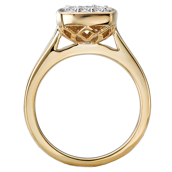 Diamond Cluster Ring Image 2 J. Schrecker Jewelry Hopkinsville, KY